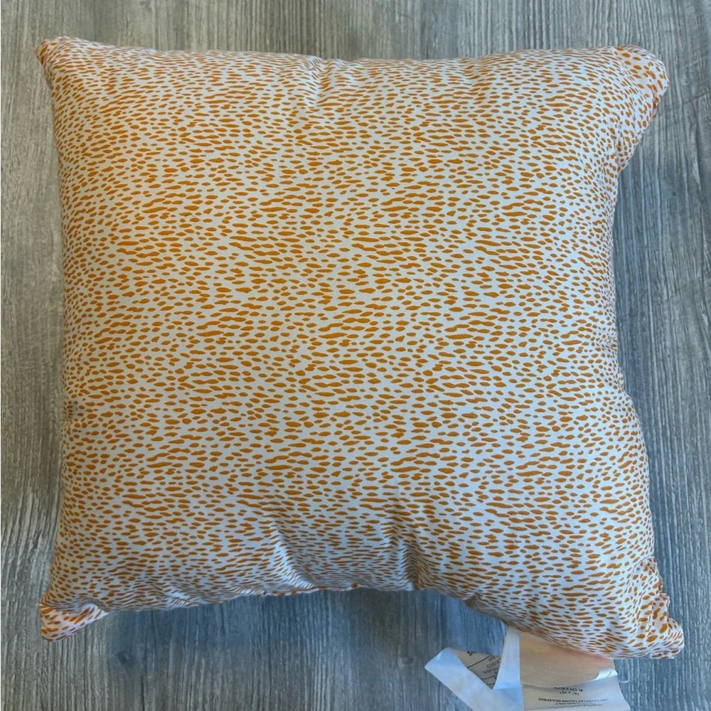 Lush Decor Rowley Set Replacement Pillow Only Orange Diamond Pattern Reversible